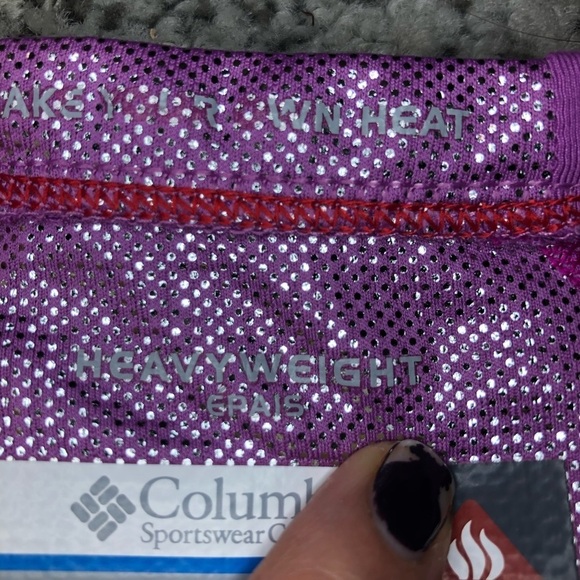 Columbia Purple Heavy Weight EPAIS Long Sleeve XL - Picture 6 of 9